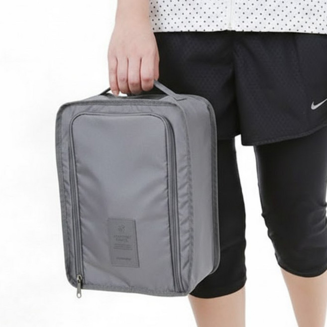 여행용 메쉬 휴대용 신발파우치 신발가방