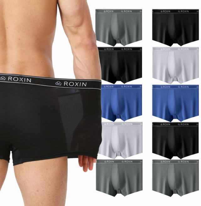 록신 남성 팬티 기능성 드로즈 스판 레이온 사각 남성 속옷 클래식 시리즈 10종세트
