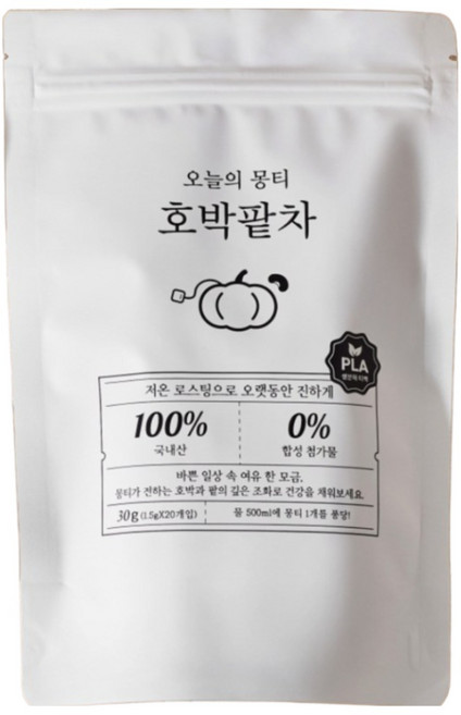 다이어트 붓기차 국내산100% 호박팥차 무카페인, 1개, 20개입, 30g