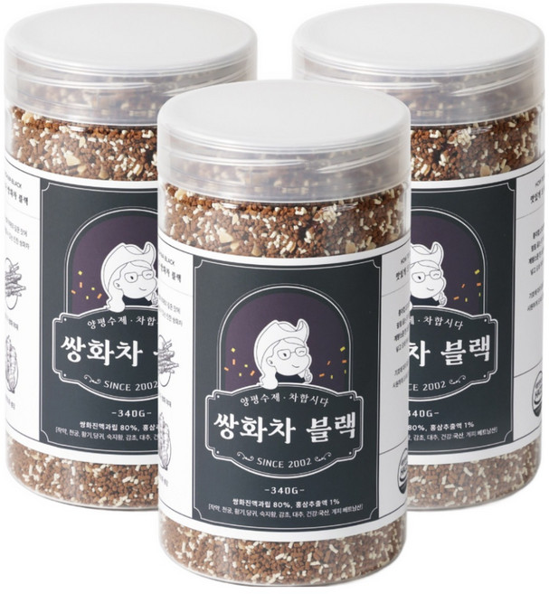 차합시다 쌍화차 블랙, 3개, 1개입, 340g