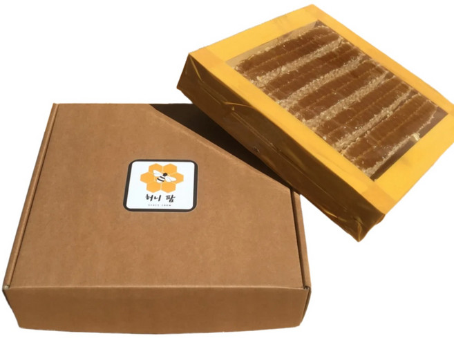 지리산허니팜 2025년도 햇 벌집꿀 - (산지직송 벌집꿀) 2.0kg, 1개, 벌집꿀 3.8 kg 지함박스+보자기포장, 3.8kg