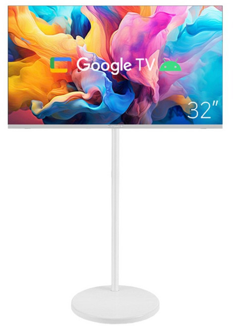 무빙큐빅스 스마트 삼탠바이미 SET 이동식 tv 거치대 스탠바이미, 32인치, GTNB321HD11(화이트), 스탠드형, 고객직접설치