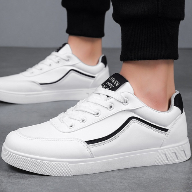 ANYOU 남성 슈즈 사계절 화이트 슈즈