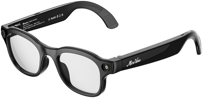 스마트 안경 카메라 촬영 블루투스 통화 무선 충전 3종 렌즈 포함, 글로시 블랙 (3종 렌즈 포함), Q1