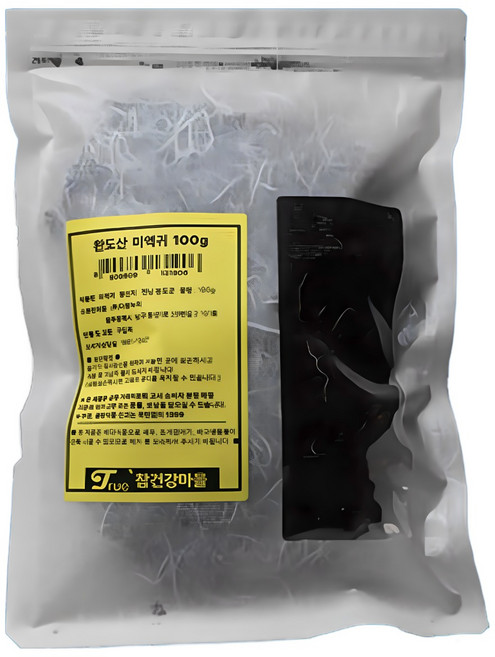 완도 미역귀 효능 후코이단 말린 미역귀 간식, 2개, 100g