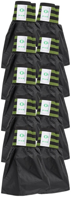 인밸 스패츠 치마 반사각반 등산 제초 안전화각반, 블랙, 5세트