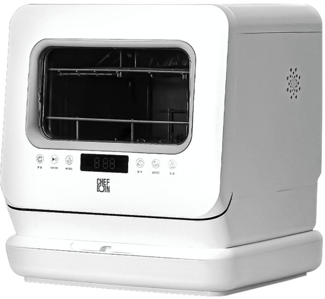 쉐프본 워시폴4케어플러스 무설치 무타공 물통내장 식기세척기 3인용, 고객직접설치, 케어플러스, _화이트_