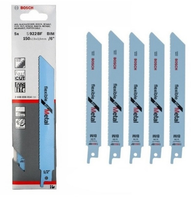 보쉬 철재용 컷쏘날 922B 5셋1판, 5세트