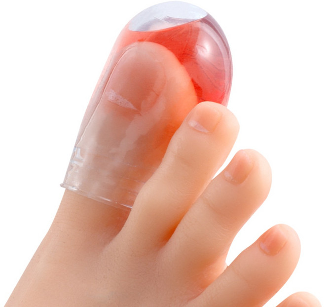 닥터핑 2025신형 프리미엄 실리콘 손가락 방수커버 발가락 골무 2개, 1세트