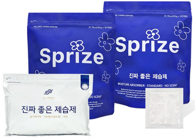 새남맥스(서프라이즈) 제습제 습기제거제 일반형, 60개, 30g