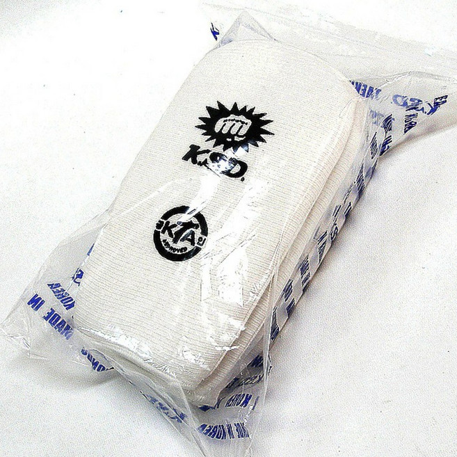 [티맥스] 한국스포츠 KSD 태권도 아대 세트 TKD Protector Set 팔 다리 보호대, 화이트, 1개