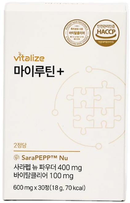 특허원료 뒤뇌건강 집중력 기억력 인지력 마이루틴 플러스, 1박스, 30정 - 쿠팡