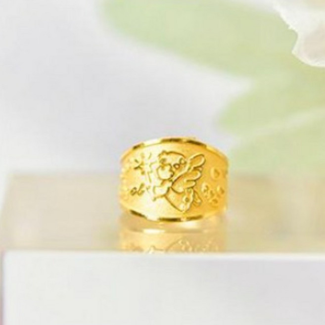 [선물포장] 24k 순금 아기백일 돌반지 기본반지 1.875g 반돈 0.5돈