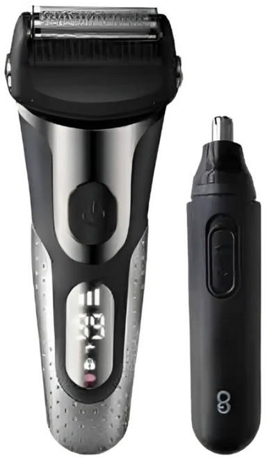 가성비 전기면도기 콧털제거기 포함 고속모터 강력한 절삭력 초경량 출장용 필수 아이템 남성 면도기, 카본블랙, FRH-088