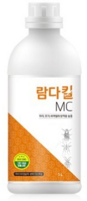 람다킬MC+계량컵+장갑+마스크세트 바퀴벌레 모기 파리 약 살충제 진드기 초파리 날파리 퇴치 해충방역 분무 박멸, 1개, 1L