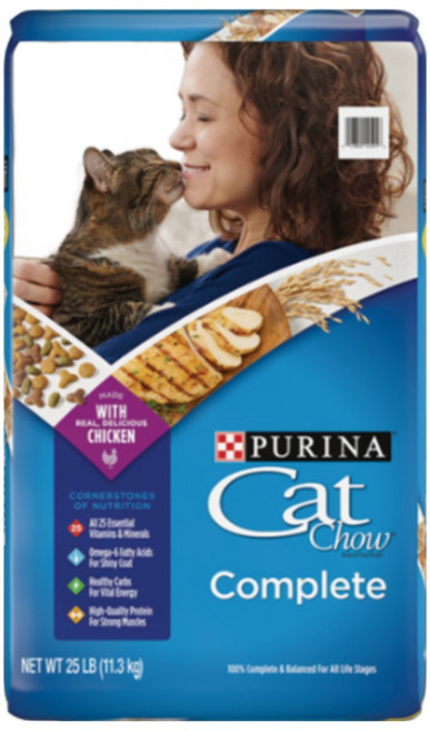 퓨리나 캣차우 컴플리트 고양이 사료, 소화기능/췌장/위개선, 11.3kg, 1개