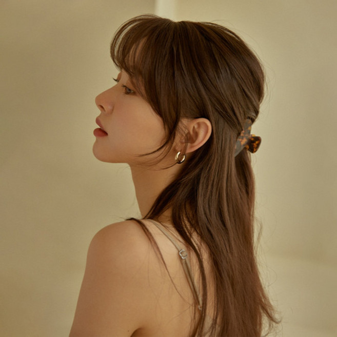 똑딱이 앞머리 가발 6종 수제 시스루뱅 풀뱅 정수리 탈모 거지존 부분 헤어피스 붙임머리, 05.수제 시스루뱅 라지 （모스트사）, [CB1#초코브라운]