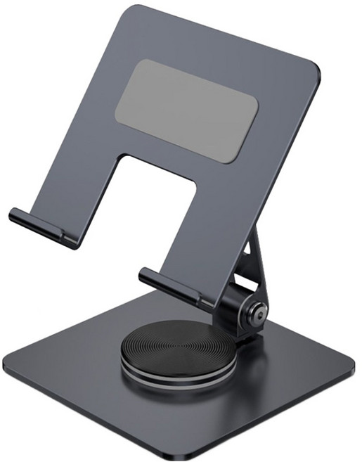코지스 회전형 스탠드 접이식 태블릿 거치대, 그레이, 1개