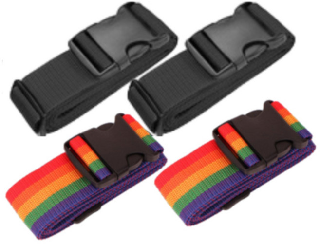 후후모먼트 여행 캐리어 잠금 벨트 4p