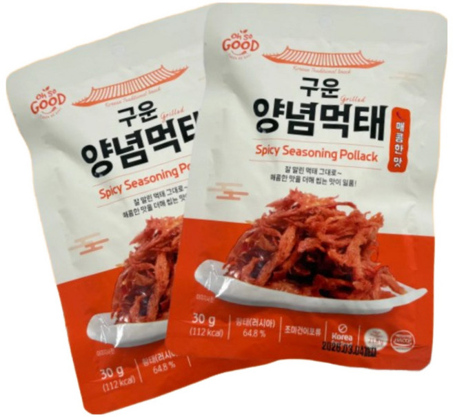 40년장인이 만든 수제 먹태구이, 10개, 30g