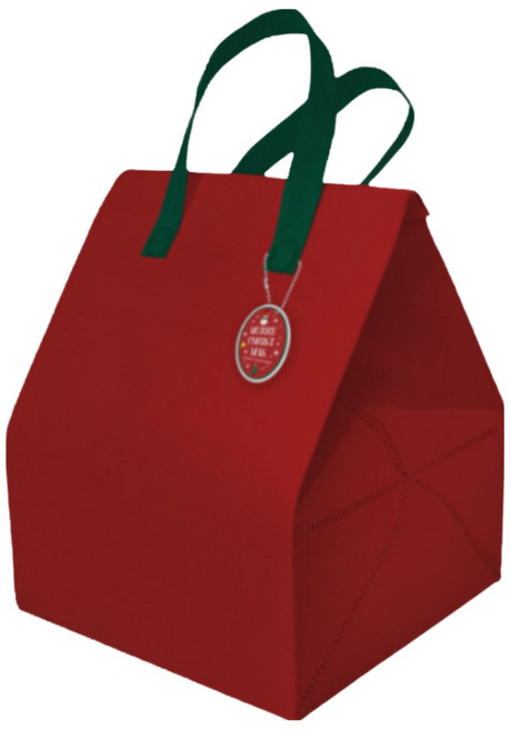 케이크 보온보냉쇼핑백 레드 2호 26X26X35Cm 도시락 테이크아웃 쇼핑백, 1개