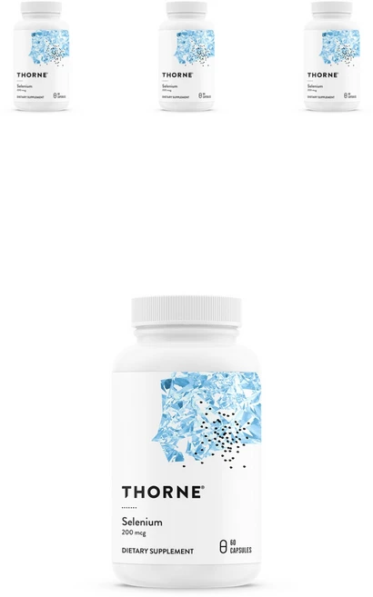 쏜리서치 셀레늄 200mcg 캡슐, 60정, 4개 - 쿠팡