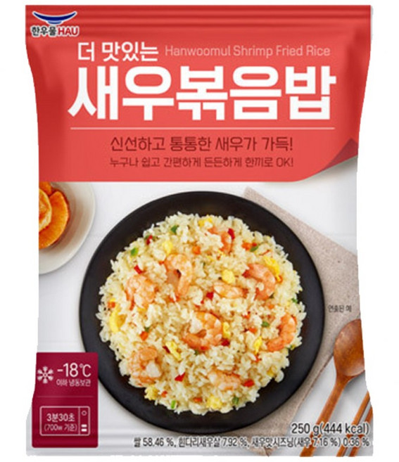 한우물 새우볶음밥 250g, 15개