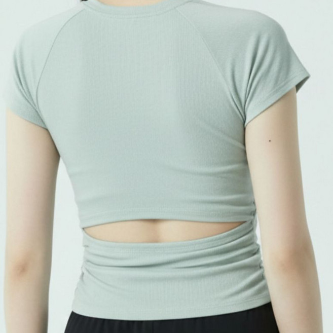 노바요가 여성 요가 필라테스 상의 티셔츠 발레