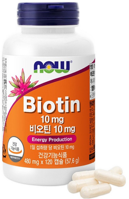 나우푸드 나우푸드 비오틴 10000mcg / 10g, 120정, 1개