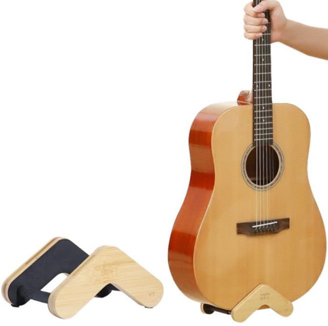 셀고 슬림 휴대용 기타 받침대 현악기스탠드, 1개, 스탠드 대