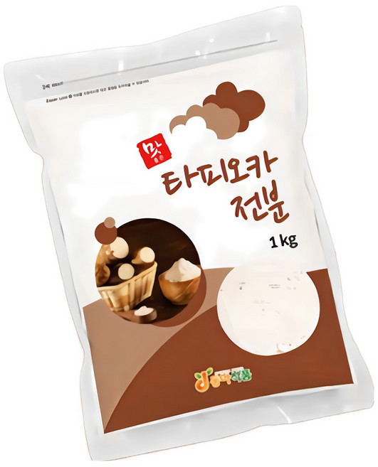 동아식품 맛좋은 타피오카 전분 (1KG포장) _수제비 칼국수 부침에 밀가루대신, 1kg, 10개