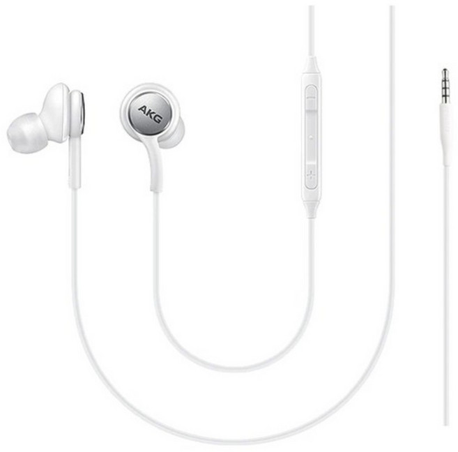 삼성 AKG 3.5 타입 유선 이어폰 라디오가능 삼성 정품 갤럭시 이어폰 3.5mm, 화이트, 색상