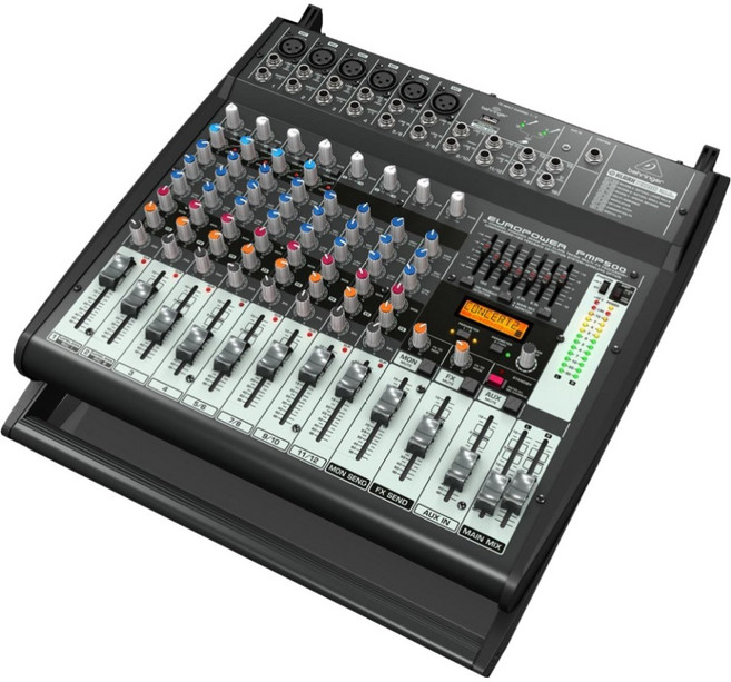 BEHRINGER PMP500 / 파워드 믹서 / 12채널 / 500W / 앰프내장 믹서 / PMP 500 / 베링거 / 빠른배송 / 행사용 믹서 / 정품 / 공연용 믹서