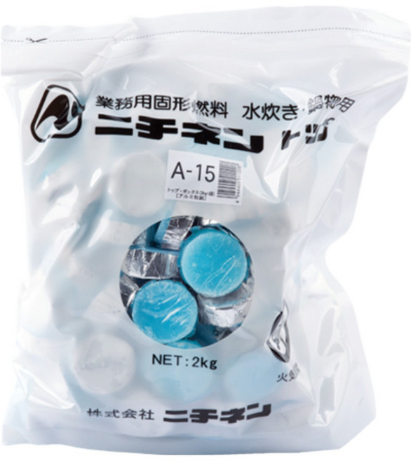 니찌넨 고체 연료, 20g, 100개