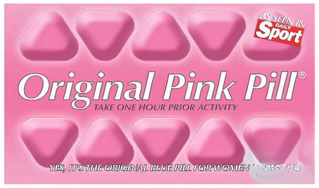 Original Pink Pill 오리지날 핑크 영국제조 여성 에너지를 위한 자연 허브 휴대 간편 보조제, 1개, 30정