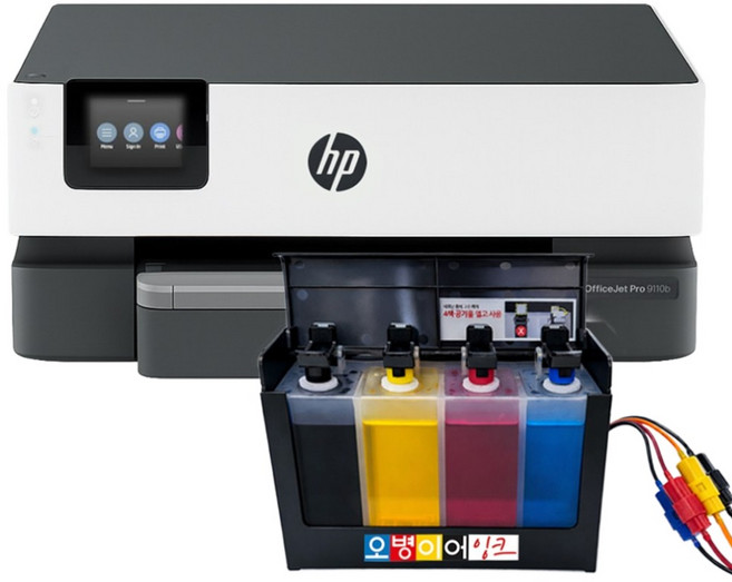 HP9110b 무한잉크 프린터 400ml HP8210 후속 사무용 가정용, 클로버 무한잉크(400ml)