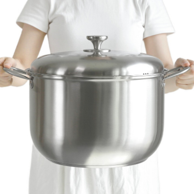 키친아트 퀸즈 인덕션 스텐 곰솥, 1개, (1584), 34cm