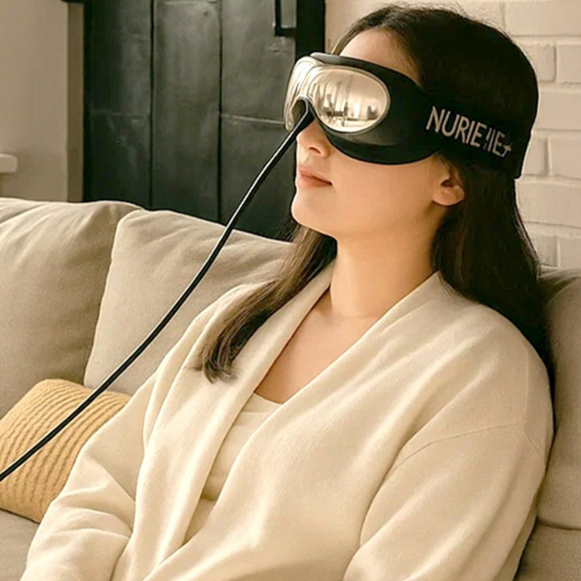 누리아이 케어 안구건조증 치료 의료기기 온열 안대 눈 마사지, 단품, 단품