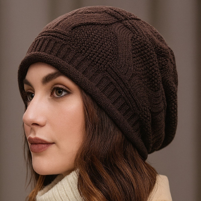 니트 비니 모자 (초봄 겨울) 방한 캐주얼 여성용