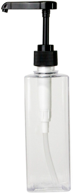 펌프통 트라이탄 + 시럽 스티커 세트, 2개, 500ml