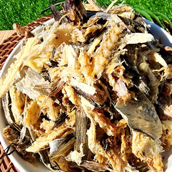 [김봉봉건어물] 대용량 육수용 황태뼈 부산물 머리 1kg, 1개