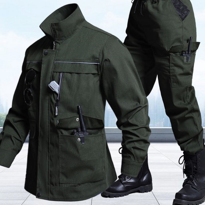 카이스코 남자 프리미엄 포켓 사계절 작업복 세트 근무복 워크웨어 정비복 아웃도어 현장복 카고바지