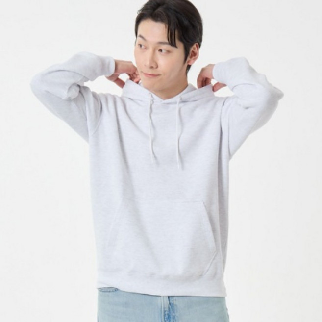 코디메이트 특양면 더블 텐션 지퍼 후드집업 후드티 면혼방 소량 인쇄가능 LDHD51