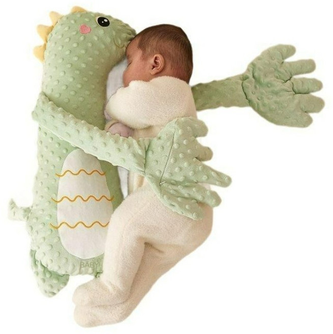 인증 신생아 아기 토닥이 수면도우미 토닥이 인형 아기 달래는 인형 신생아 꿀잠 인형 진정 애착인형 수면보조, 그린 드래곤(장시간 배터리 사용  가능 버전), 1개