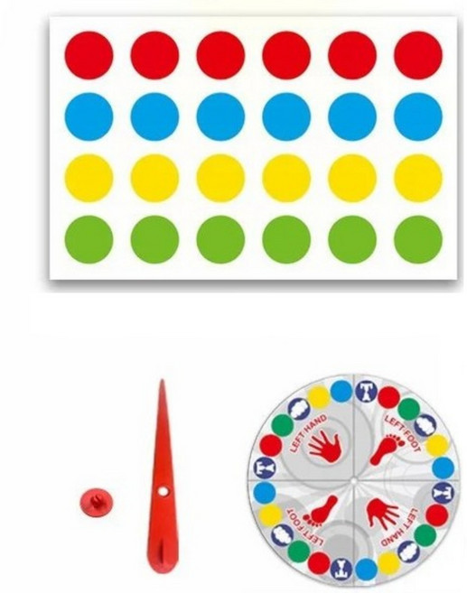 트위스터 게임 운동회/파티룸/가족파티/체육대회 파티게임, 1개