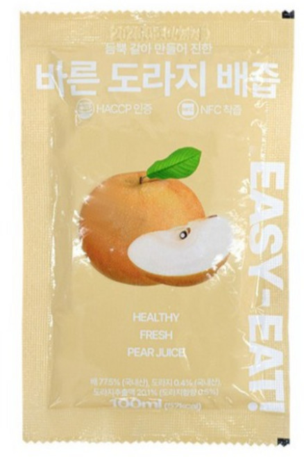 김재식박사의 저온착즙100% 더 진한 도라지배즙, 100ml, 120팩
