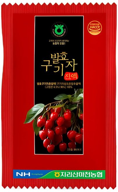 지리산마천농협 발효 구기자 진액 100% 국내산, 30개, 70ml