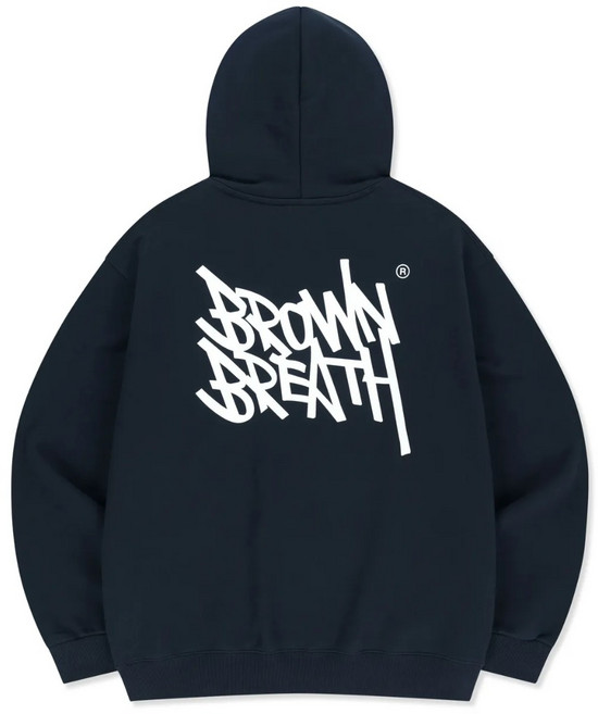 브라운브레스 후드티 오버핏 베이직 남여공용 커플티