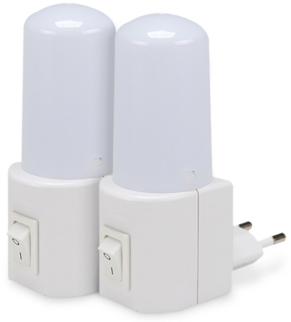 아바스 LED 취침등 수면등 수유등 아이방 보조등 콘센트형 2개입 1W