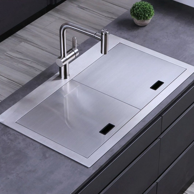 제이에스씨 나노코팅 사각 싱크볼 8651Y 상판커버타입 860mm